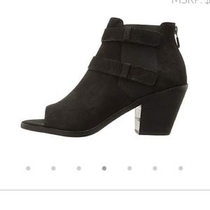 Eileen Fisher open toe booties